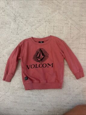 Volcom Kids  Crewneck Sweatshirt with Black Logo